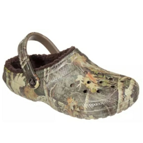 camo crocs with lining
